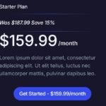 monthly starter pricing